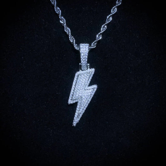 Layered Lightning Bolt Pendant